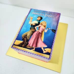 Cartoon Printed Cake